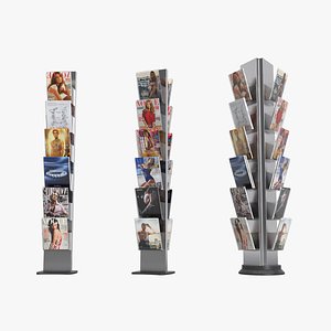 Brochure Stand- Flyers Rack 3D model