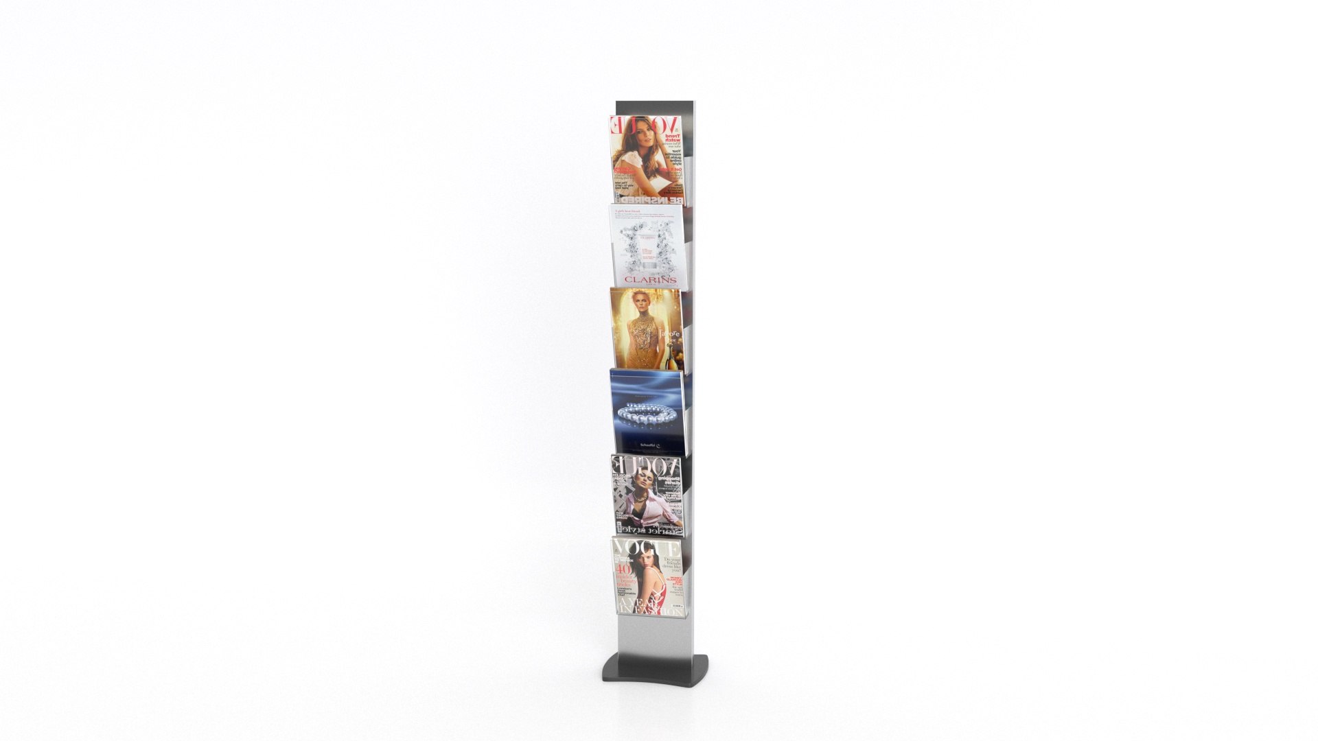 Brochure Stand- Flyers Rack 3D Model - TurboSquid 1968185