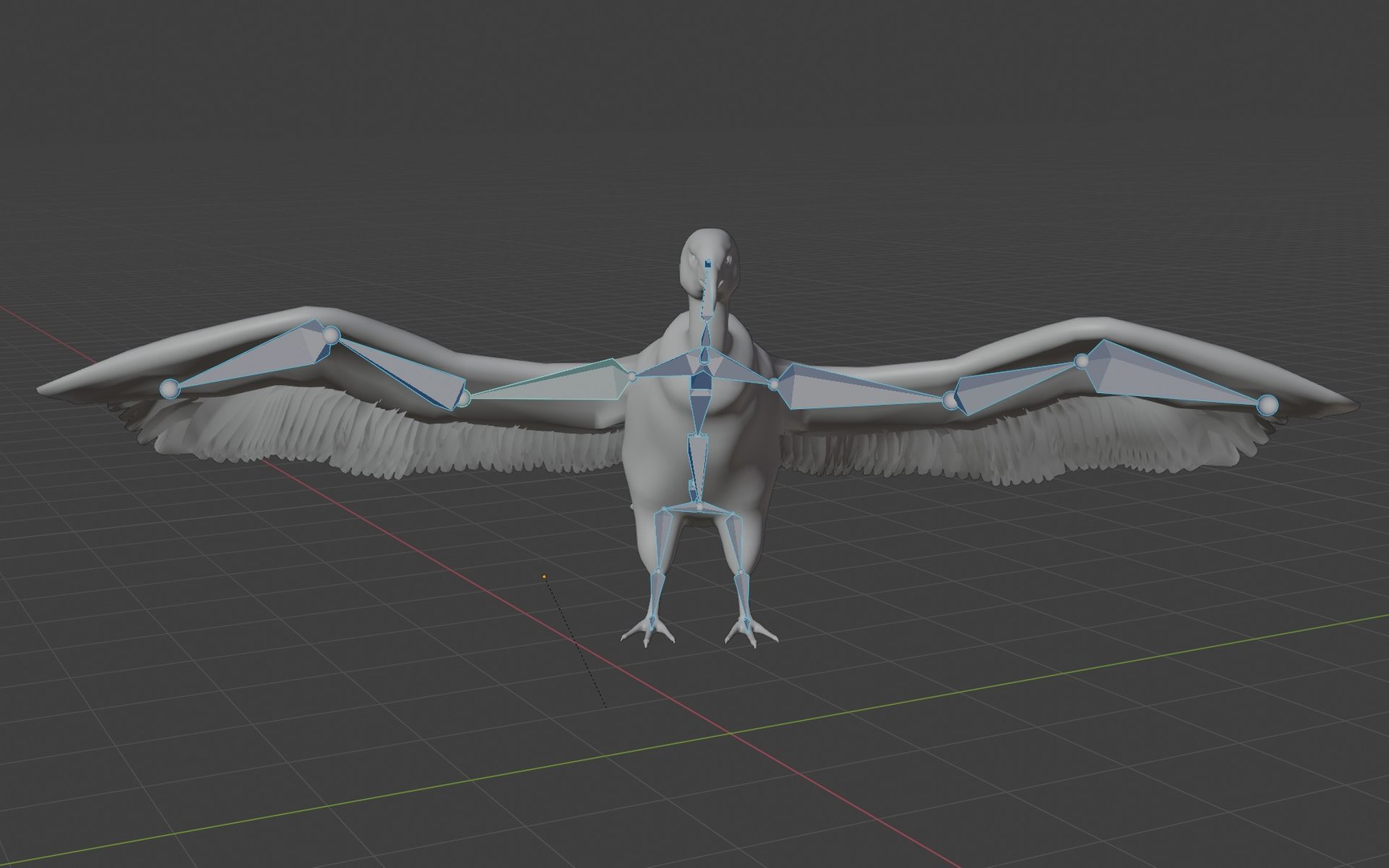 3D Vulture Rigged - TurboSquid 1669507