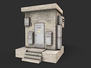 3D model Electrical Transformer 4