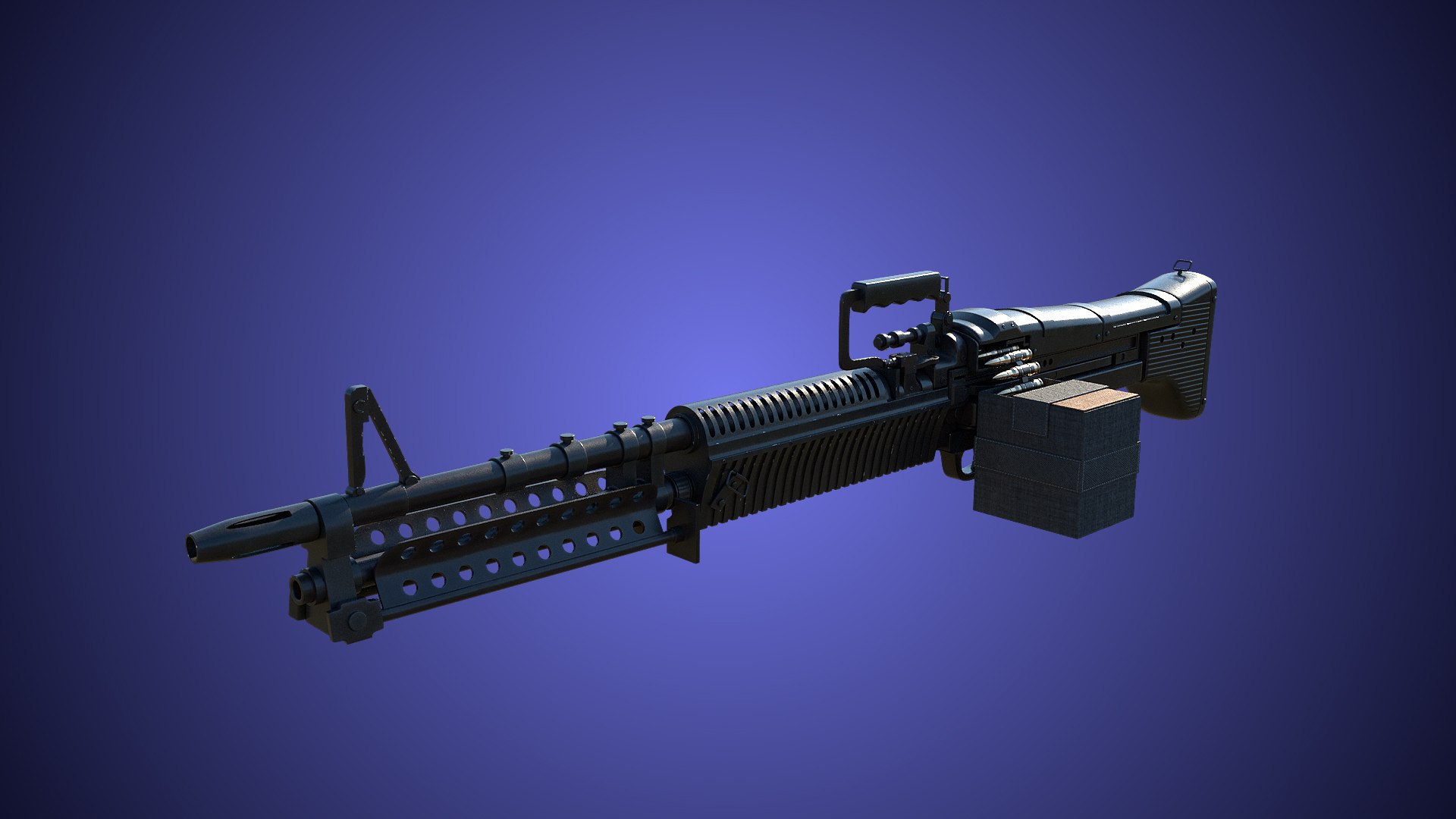 M60 Machine Gun PBR Unity UE Arnold V-Ray Textures Included 3D model https://p.turbosquid.com/ts-thumb/tl/ig9hXm/5C/gun04_0043/jpg/1651218100/1920x1080/fit_q87/695e602c6b16cb6e772340159f7e0c83f73edccc/gun04_0043.jpg