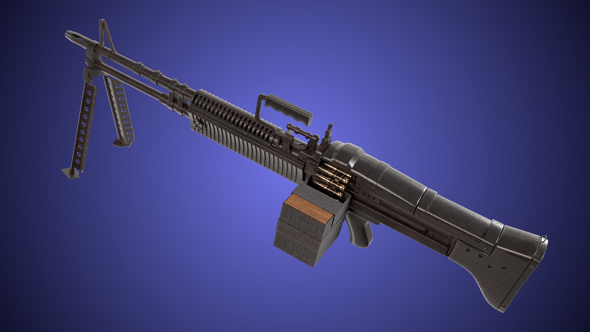 M60 Machine Gun PBR Unity UE Arnold V-Ray Textures Included 3D model https://p.turbosquid.com/ts-thumb/tl/ig9hXm/EN/gun04_0041/jpg/1651218100/1920x1080/fit_q87/a66a68f401b9d3a62109f7e577cff294d6aaa814/gun04_0041.jpg
