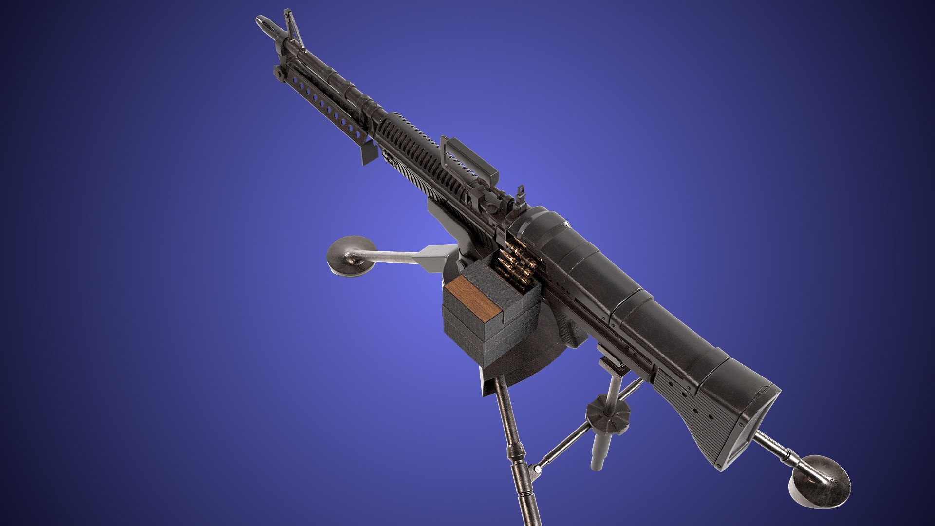 M60 Machine Gun PBR Unity UE Arnold V-Ray Textures Included 3D model https://p.turbosquid.com/ts-thumb/tl/ig9hXm/Ej/gun04_0035/jpg/1651218098/1920x1080/fit_q87/d3a90e73351f786b9a44d029c267f2fd9d975651/gun04_0035.jpg
