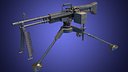 M60 Machine Gun PBR Unity UE Arnold V-Ray Textures Included