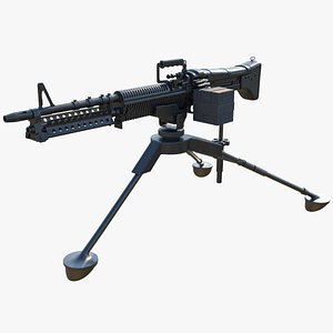 M60 Machine Gun PBR Unity UE Arnold V-Ray Textures Included