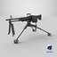 Texturas de V-Ray da metralhadora M60 PBR Unity UE Arnold incluídas