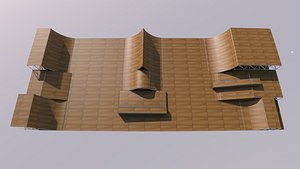 skate park 3d model