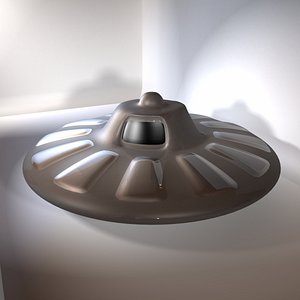 flying saucer spaceship obj