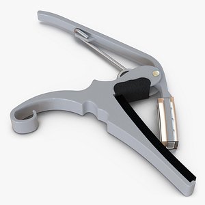 guitar capo generic 3d model