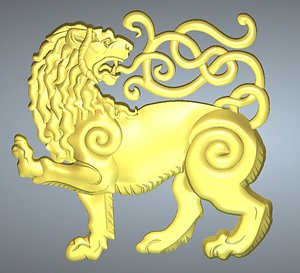 lion cnc router 3D model