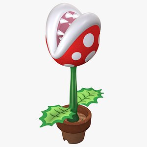 Piranha Plant 8K  Super Mario Assets
