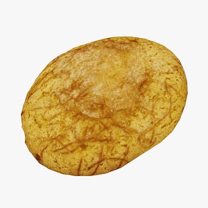 Portuguese Corn Bread - Real-Time 3D Scanned