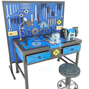 Workbench and garage tools - Collection 4