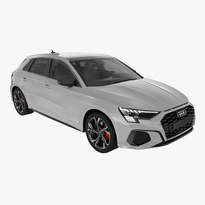 3D Audi A3 Sportback 45 TFSI e 2021 model