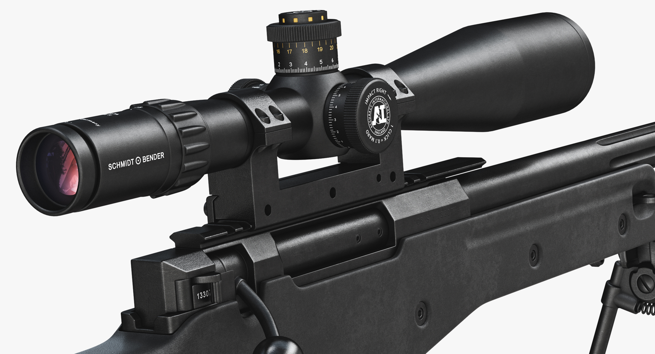 3D rifle sniper l115a3 - TurboSquid 1397828