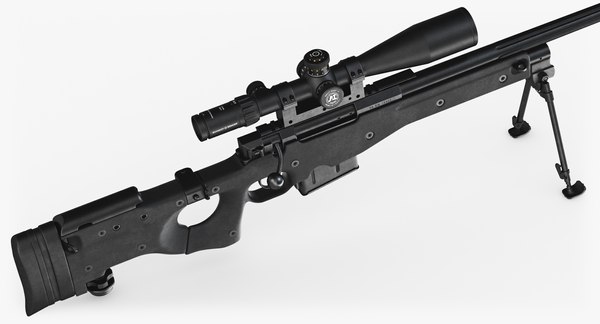 3D rifle sniper l115a3 - TurboSquid 1397828