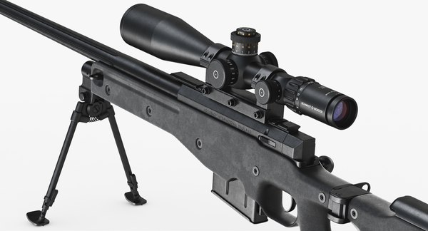 3D rifle sniper l115a3 - TurboSquid 1397828