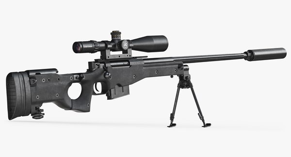 3D rifle sniper l115a3 - TurboSquid 1397828