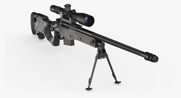 3D rifle sniper l115a3 - TurboSquid 1397828