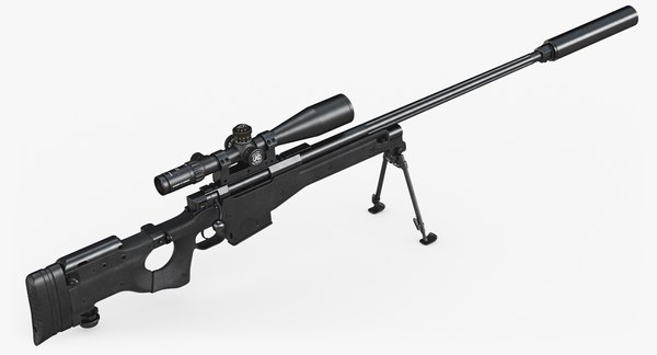 3D rifle sniper l115a3 - TurboSquid 1397828