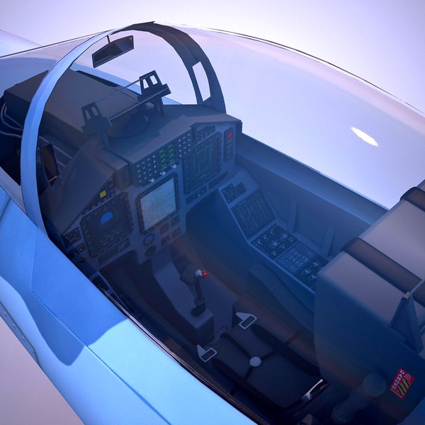 3d jet fighters rigged 3 model