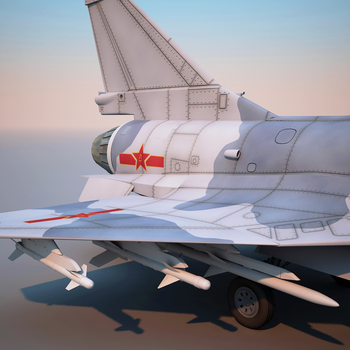 3d jet fighters rigged 3 model