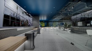 Coffee and office 3D model
