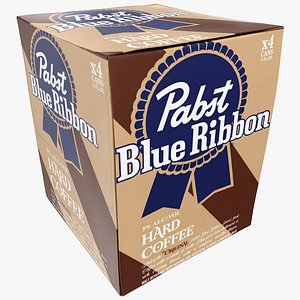 Pabst Blue Ribbon Hard Coffee Box / Package