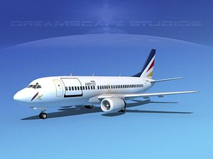 3d model boeing 737 737-300