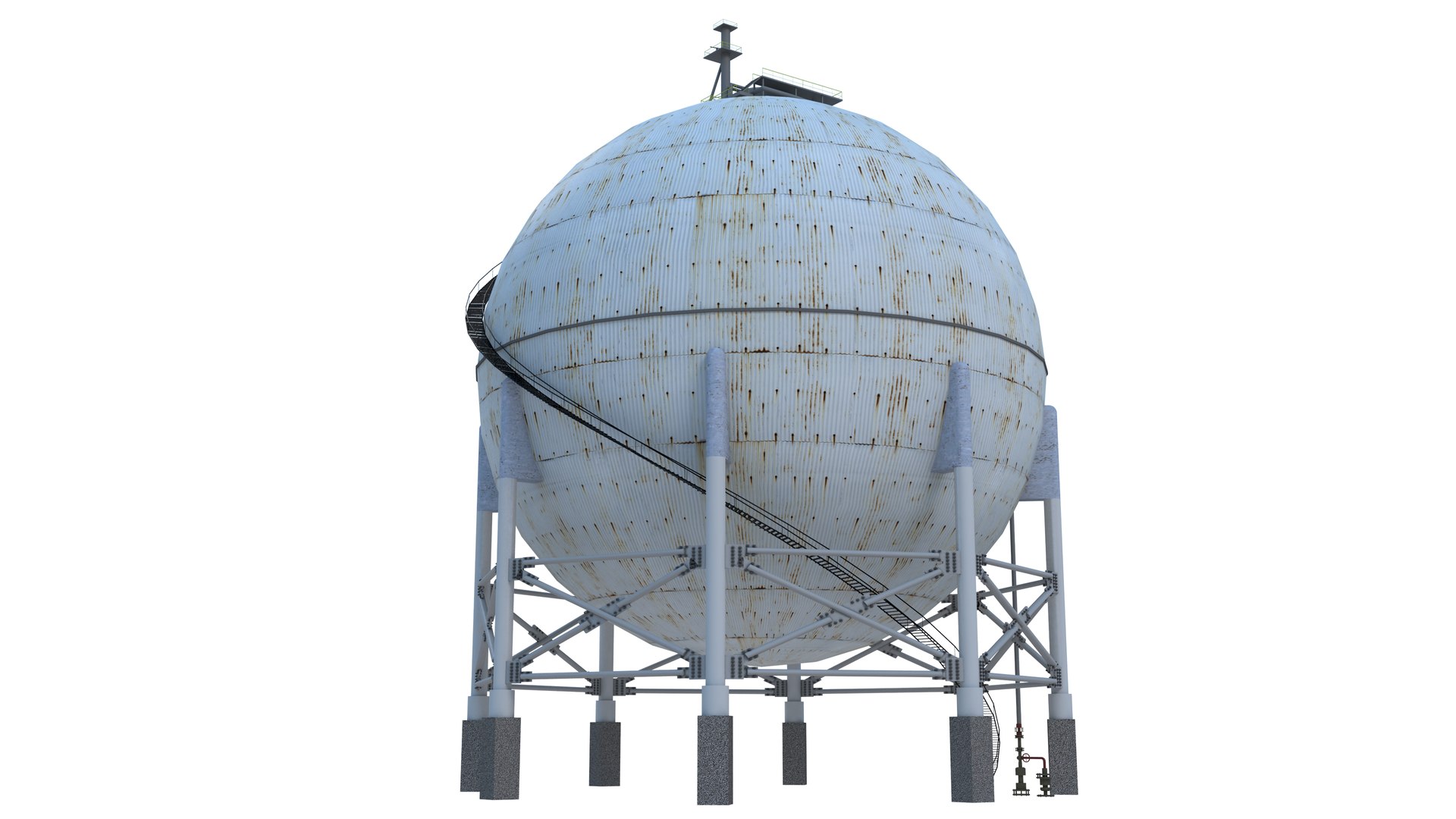 Gas Storage 3D Model - TurboSquid 1653549