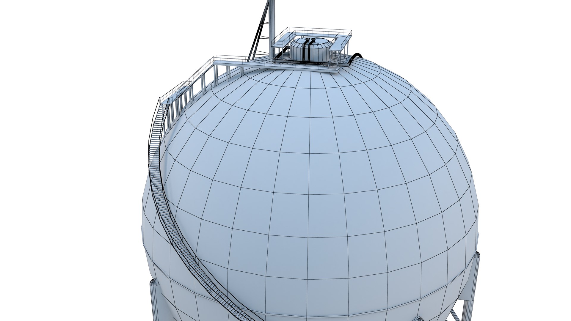 Gas Storage 3D Model - TurboSquid 1653549