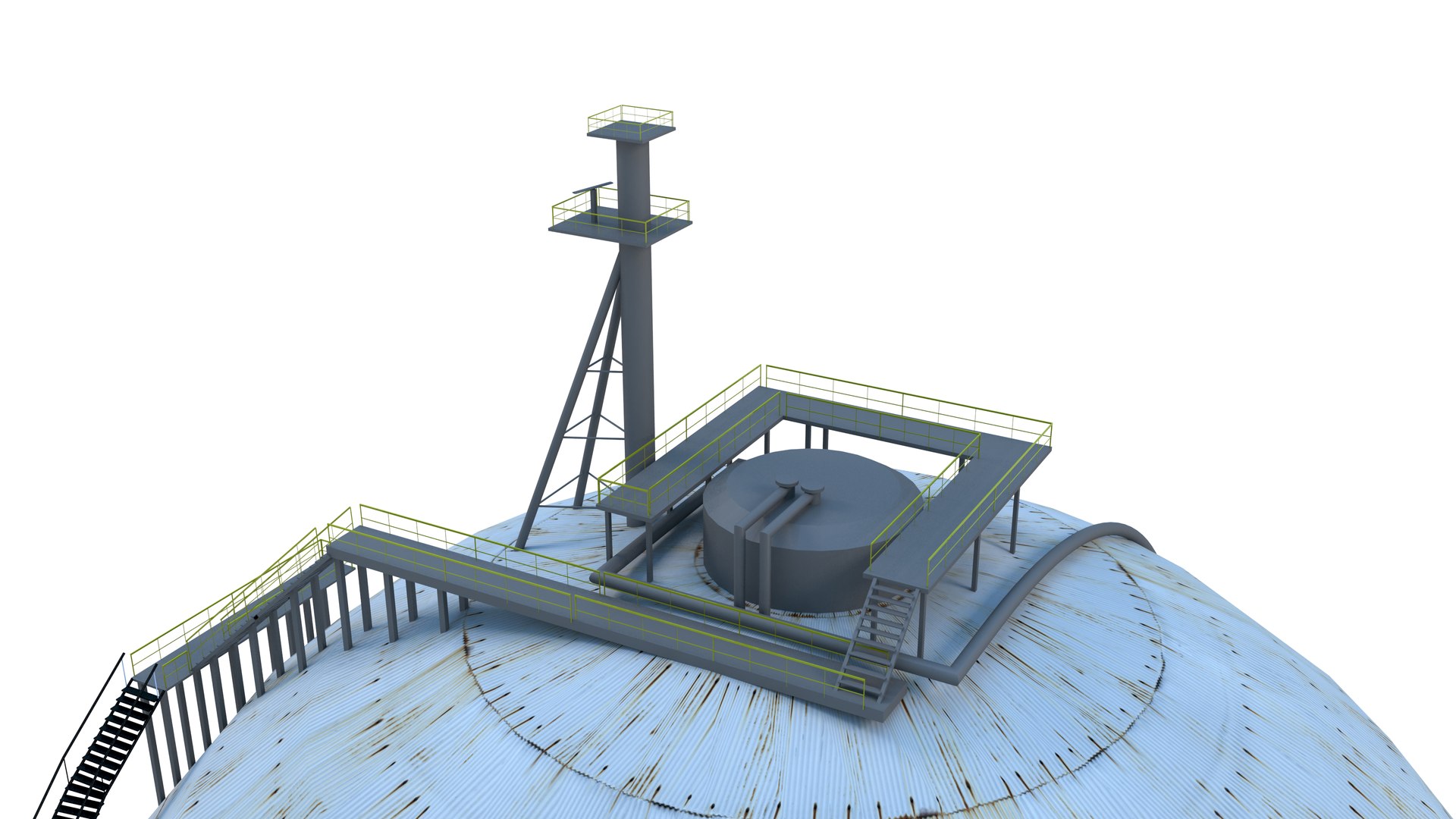 Gas Storage 3D Model - TurboSquid 1653549