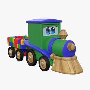 toy train modo objs 3D model