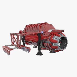 trawler robot vehicle 3d model
