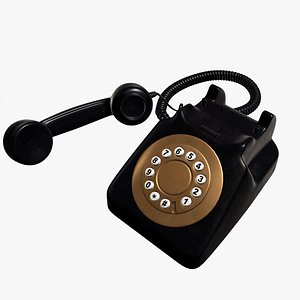 3D model Retro Telephone