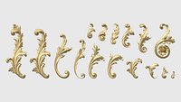 Acanthus Leaves Set