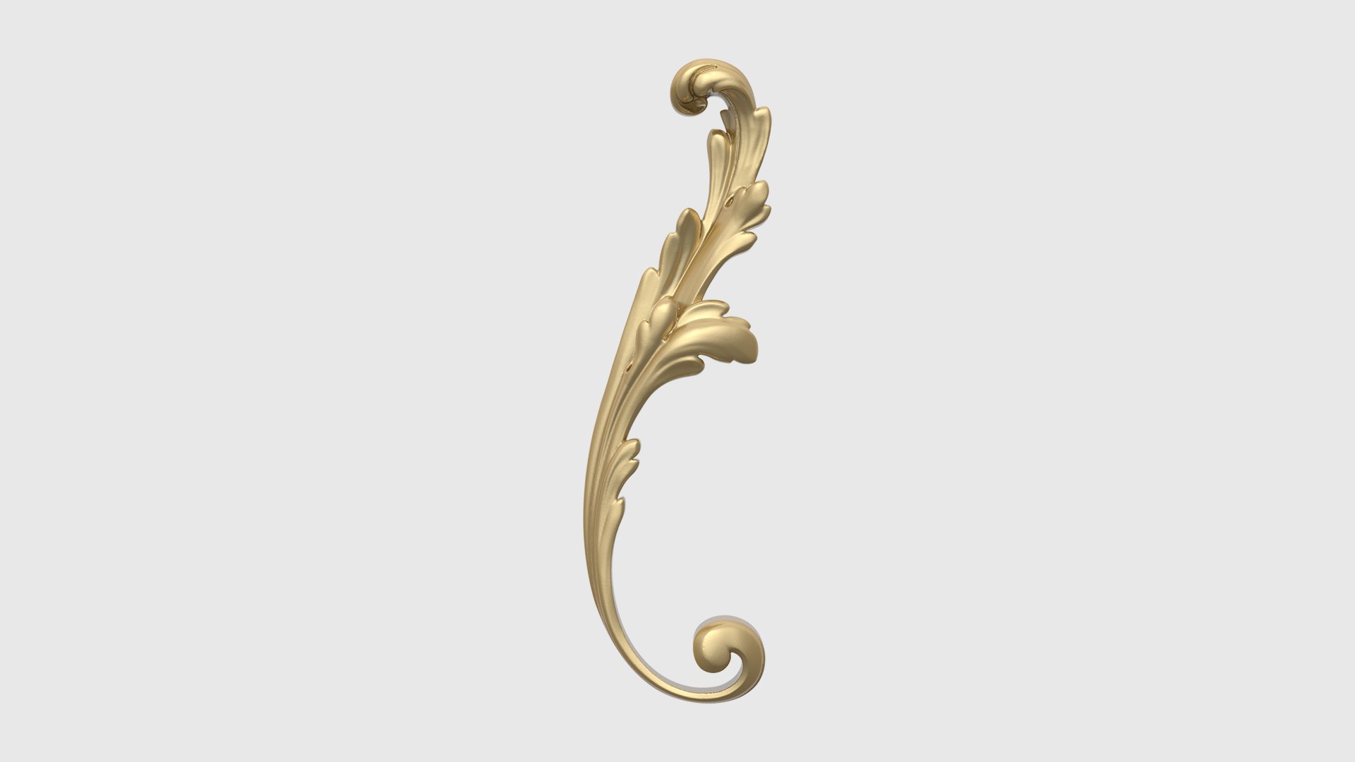 Set Acanthus Leaves Model - TurboSquid 1617603