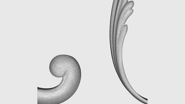 Set acanthus leaves model - TurboSquid 1617603