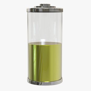 3D model battery icon