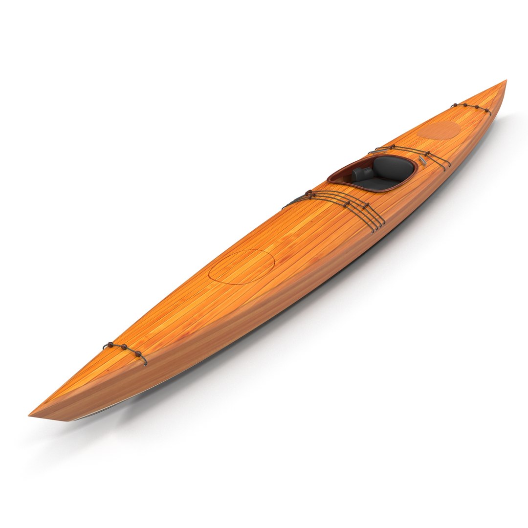 Kayak 4 3D Model 3D model preview
