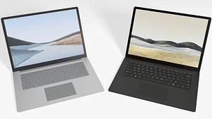 Microsoft Surface Laptop 3 15 inch Black & Platinum (Rigged)