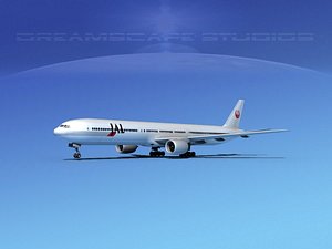 3d max boeing 777-300