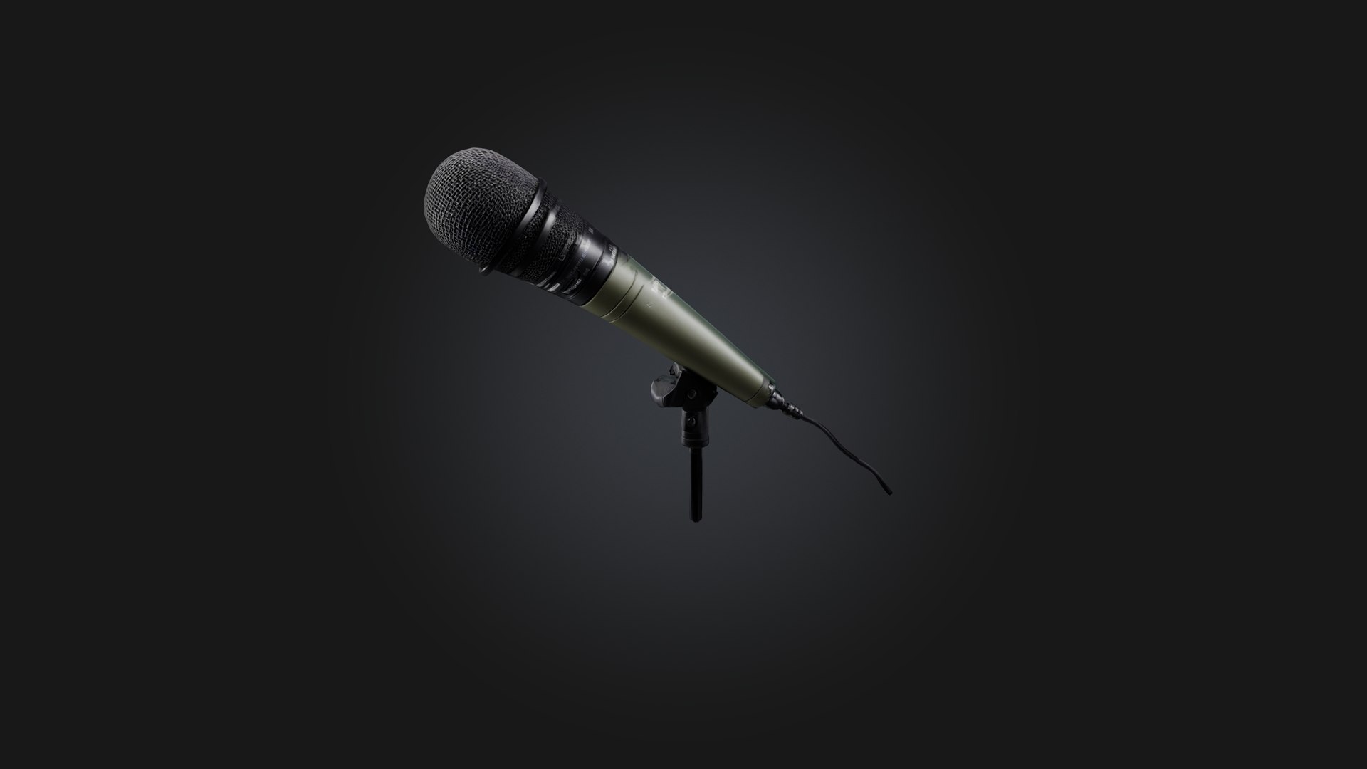 Reporter Microphone Model - TurboSquid 2290969