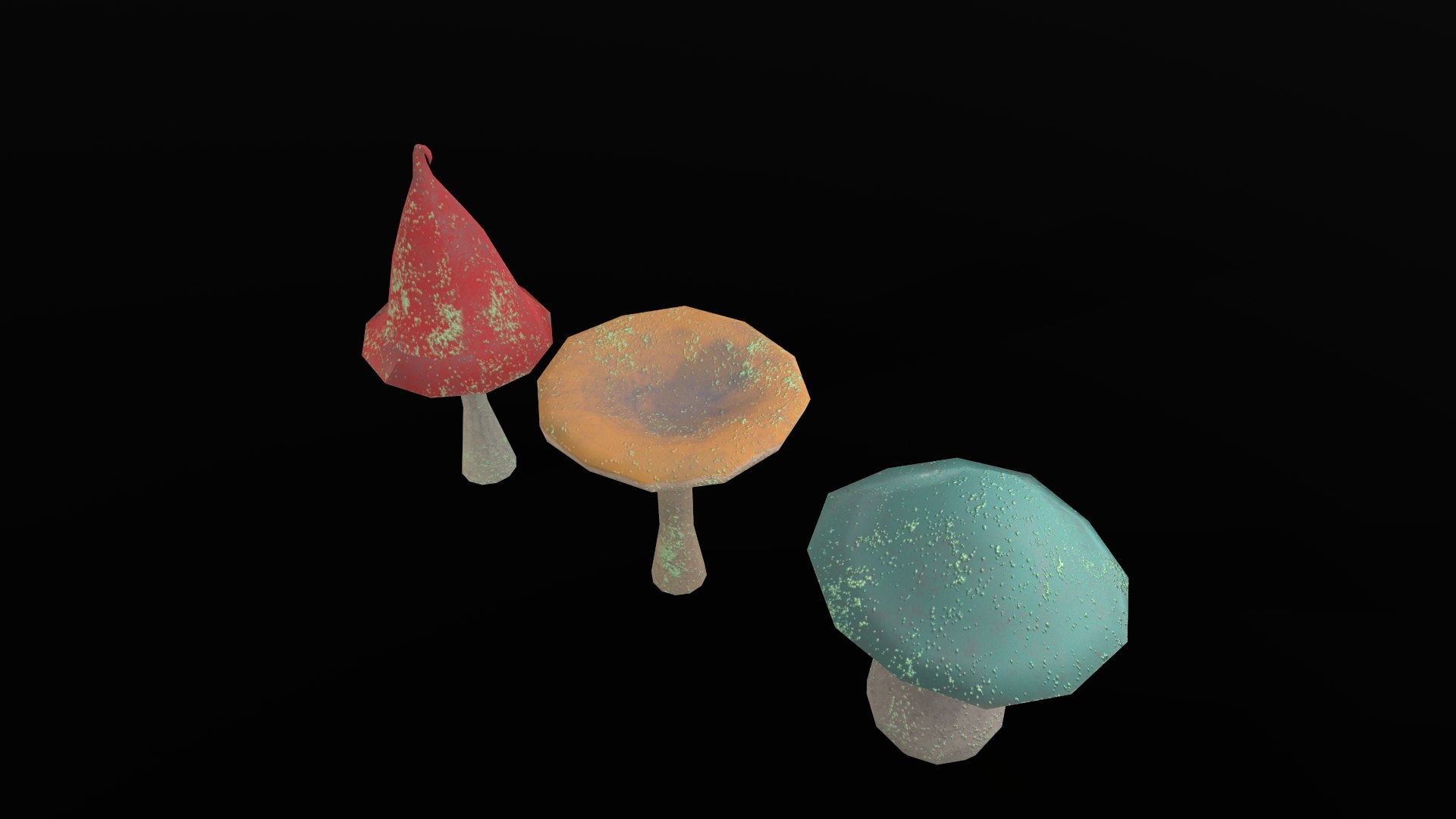3D Stylized fantasy set of magic cartoon mushrooms lowpoly PBR Low-poly 3D model https://p.turbosquid.com/ts-thumb/tm/jendl5/i1/shrooms_006/png/1654706040/1920x1080/fit_q87/07b0a8327e597d45a29e0125b264d41528255b4c/shrooms_006.jpg
