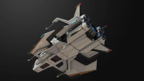 3D sci-fi spaceship concept pbr - TurboSquid 1456349