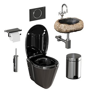 set sanitary ware accessories model