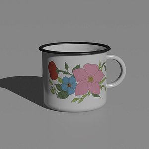 Soviet metal mug