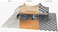 Outdoor Desert Tent with Majlis Seating Blue