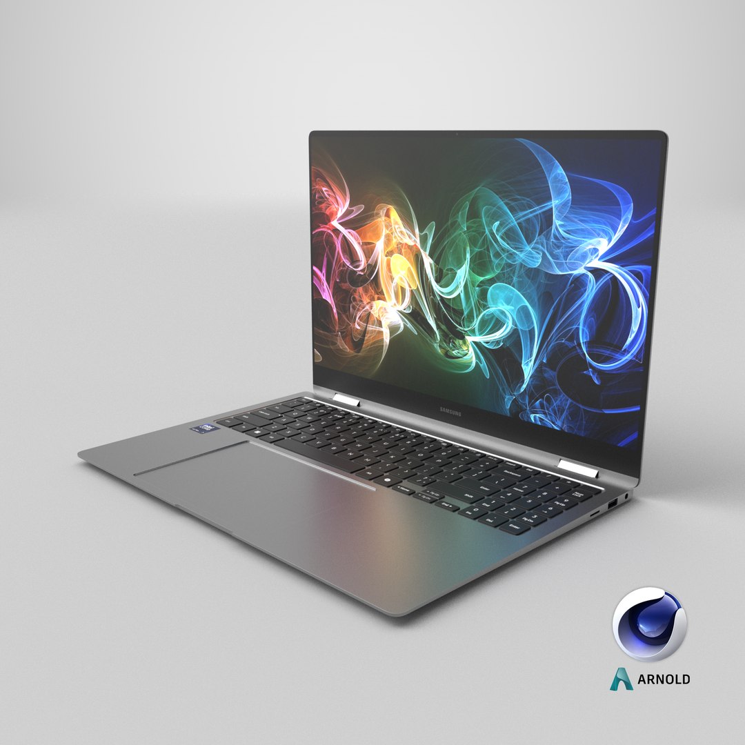 Samsung Galaxy Book5 Pro 360 model https://p.turbosquid.com/ts-thumb/tm/uHlOEs/NG/stemcell_cinema_4d_arnold_render/png/1737016380/1920x1080/fit_q87/caa751966db8d838eaf6e6f8bba6e2e42484c318/stemcell_cinema_4d_arnold_render.jpg