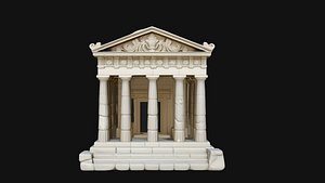 Classical Temple Model Design 8 - 3D Print Model 3D model